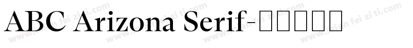 ABC Arizona Serif字体转换